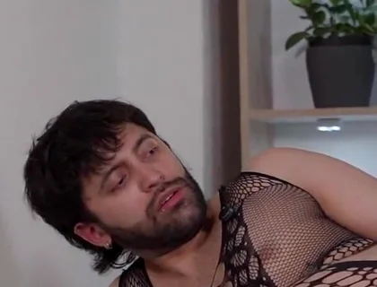Sexy Muscle Stud Juan Sarmiento Fucking Slutty Daddy Camilo Brown in Lingerie Ass to Mouth Until Creampie