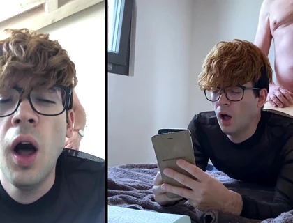 Young Amateur Boy Getting Fucked in the Ass by Old Stepdaddy