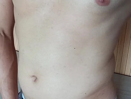 White Boy Shows Chests