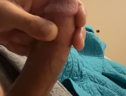 Edging a Perfect Cock. Oozes and Blasts Cum