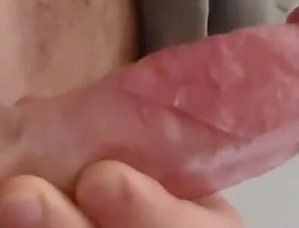 Milking My Cock with a Ring on My Balls
