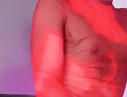Ken Dancing Sexy for You in Red Dress, and Bouncing Her Ass