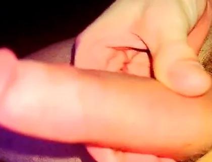 Please Dont Walk In On Me Edging My Hard Throbing Cock Right Now Fuck...i Almost Caught At The End!