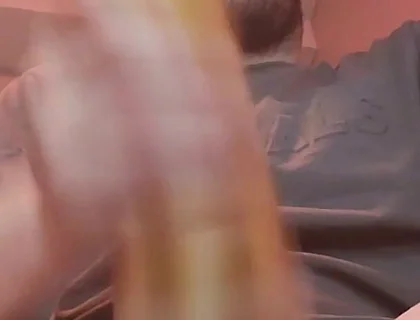Hot Cumshot Top View