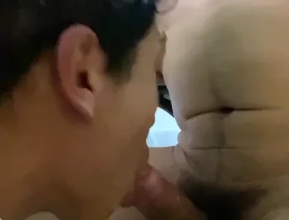 Caught Jerking Deepthroat Surprise to Desk Gape Fest