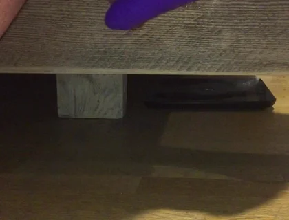 Milking Out Two Ruined Orgasms Using My Roommate's Vibrator with Lots of Loud Moaning