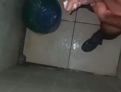 Jerk Boy Roasts His Handjobs More Than Three Times a Day in the Shower