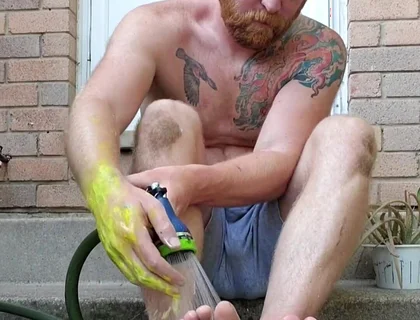 I Needed to Wash My Hands and Feet I After Got a Little Carried Away with a Painting I Was Working on