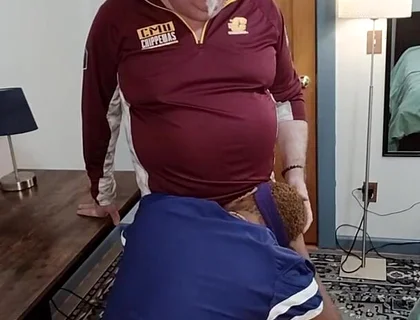Caoch Teaches Kennie Jai How to Handle Balls