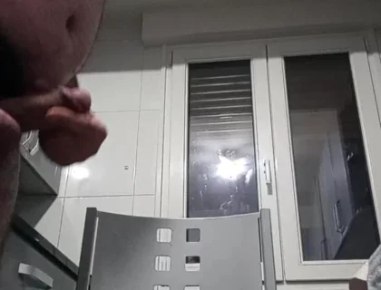 Handsome Chubby with Hard and Fat Masturbating