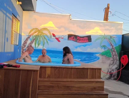 Me, My Stepfather and Vinkig in a Brotherhood with 3