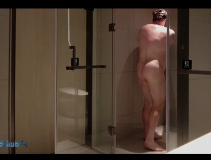 Rugby Guy Strip and Shower