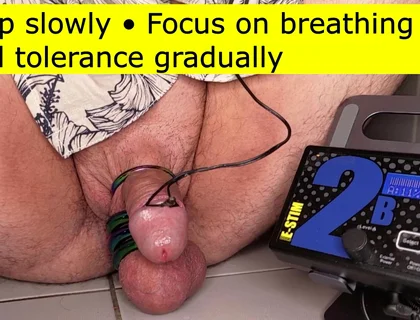 E-stim Tutorial: Bipolar Magictrode Glans Stimulation