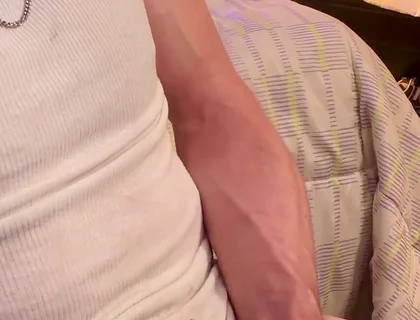 Watch as I Jerk off with Beater on Bust Big Close up of It