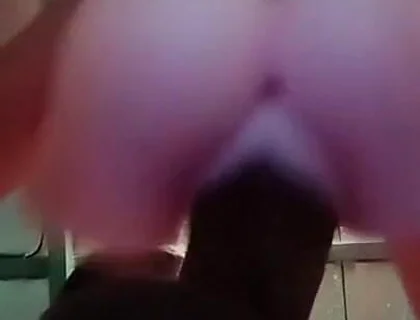 Chubby Man Screw His Toy Alone