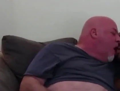 Caught by Neighbor! Jerking BBC Gets a Surprise When Neighbor Stops Over!