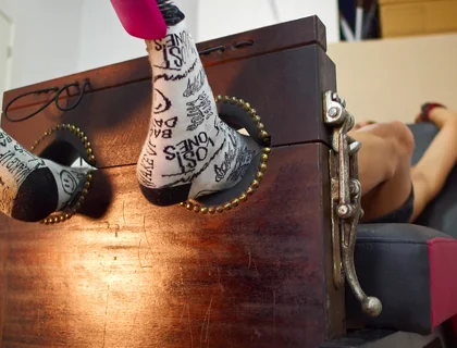 A Pet Eager to Be Tickled