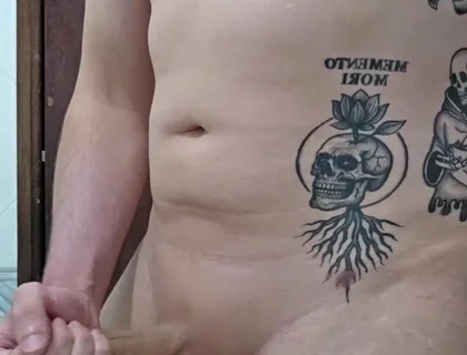 Chubby Showing off Naked Fell on the Net