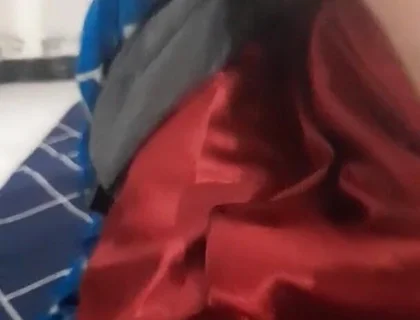 Wearing Mini Satin Skirt Inside Shorts