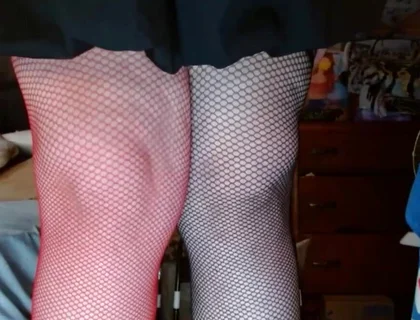 Fat Crossdressing Sissy gets low while dancing