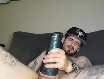Young Hot Stud and His Fleshlight Part 3