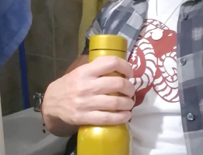 Fucking Fleshlight Clothed!