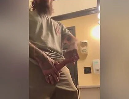 Jerk & Cum In Bathroom At Work Cum With Me Bro