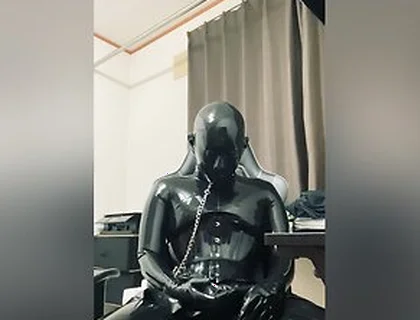 Rubber Fetish Hot Masturbation