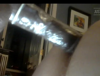 My Ass Gets Fucked by Thrusting Dildo