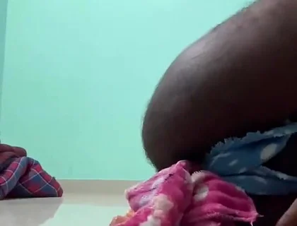 Inserting Soft Towel Hanky Inside My Boy Pussy