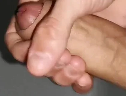 A Very Powerful Stream From a Large Penis