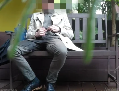 A Bench Encounter Turns Into a Public Piss Humiliation