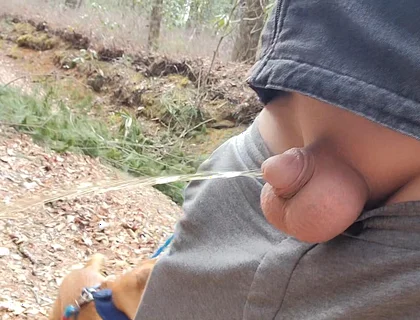 Small Cock in Car to Piss Outside Plus My Ass and Balls