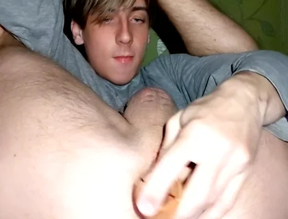 Night Fucking in the Ass Hole with Cumshot