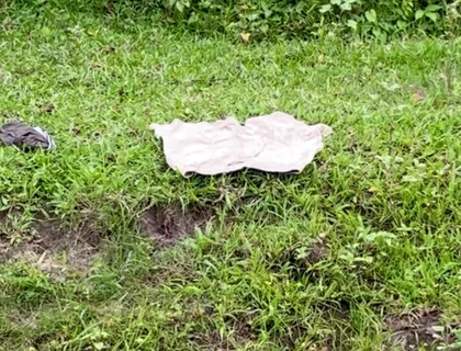 Enjoying Alone in Jungle Indian Young Boy