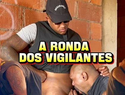 Security Guards Having Sex After the Patrol in the Building