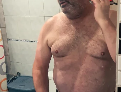 Before the Fight - Silver Stepdaddy Boxer POV