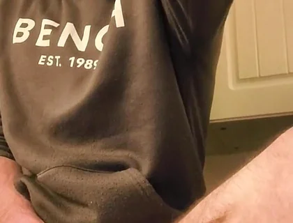 Big Dick Wanking and Smoking