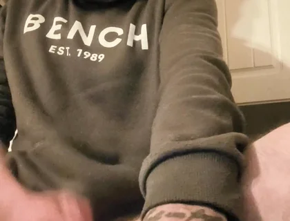 Big Dick Wanking and Smoking