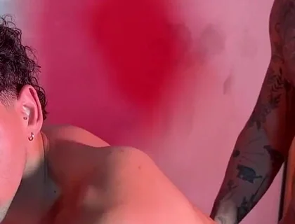 Big Dick Papi Muscle Latin Stud Azael Maluma Fucks Cute Twink Bareback