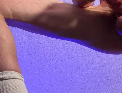 Start in Captain Stance with Camera Facing up at Me so You See Low Hanging Balls