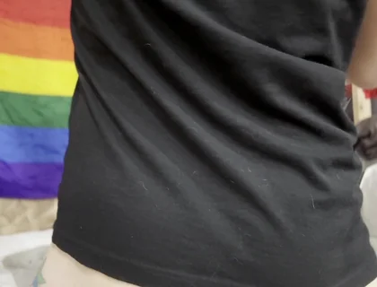 Close up of Dildo Anal Fucking Smooth Hole Gaping Open