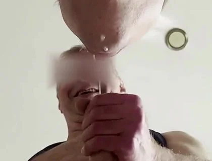 The Old Man Can't Cum From a Student's