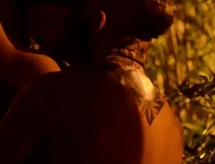 Sub Is Restrained and Used by Bearded Master in a Public Park.