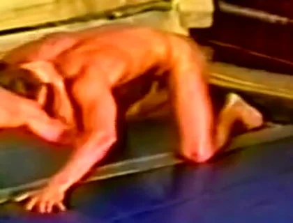 Oiled Muscle Hunks Wrestling Into Sloppy Anal Creampie