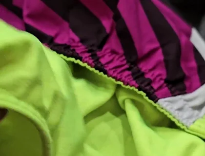Cum in the Gusset of Nike Tempo Shorts