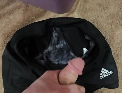 I cum inside my little stepsis tiny volleyball spandex and her dirty pantys that she left on the bathroom floor