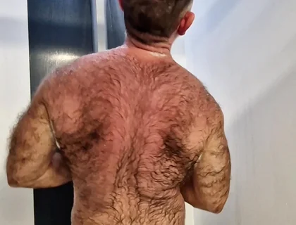 Hairy Jack Taking a Shower