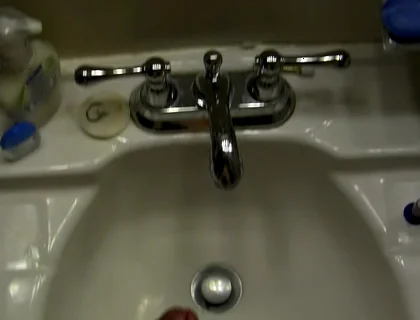 POV Cock Stroking in the Bathroom