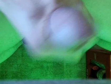 Cumming Under the Desk